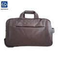 wholesale large capacity nylon travel trolley luggage bag